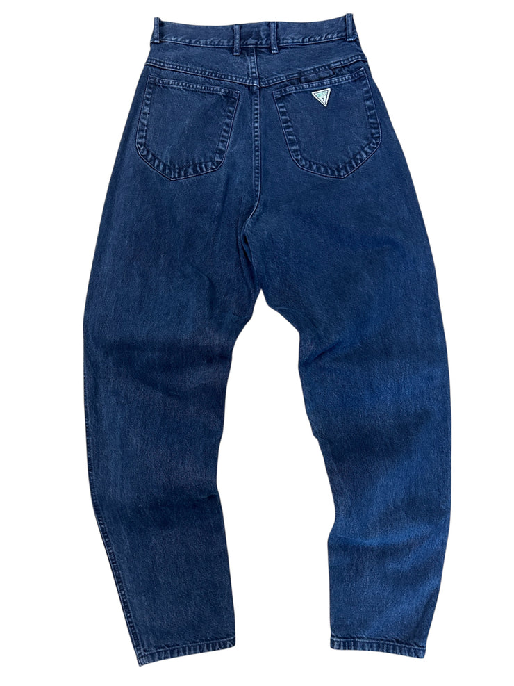 Vintage 90s Guess Jeans Dark Wash Blue Denim Jeans