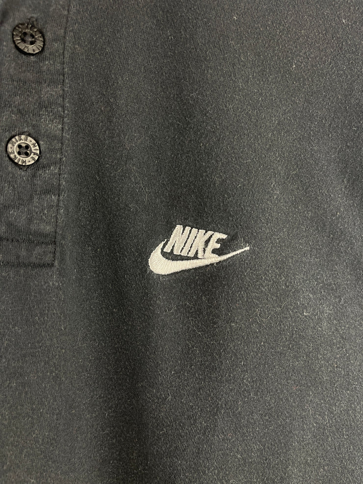 Vintage 90s Nike Golf Black Polo Shirt