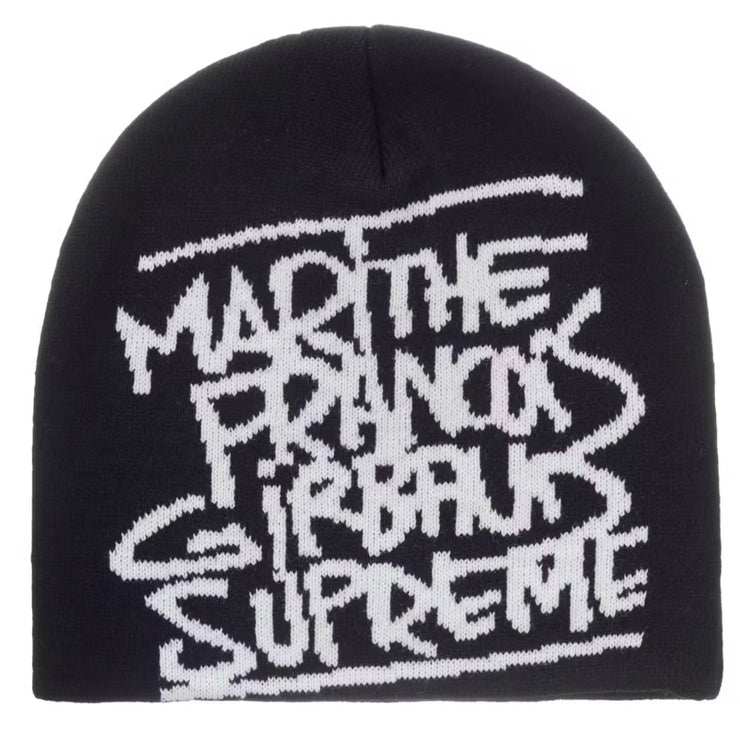 Supreme X Marithé + François Girbaud SS25 Black Beanie
