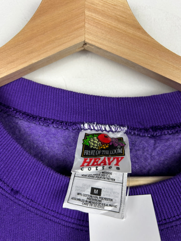Vintage 90s NFL Minnesota Vikings Purple Crewneck