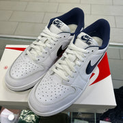 Jordan 1 Low Metallic Navy 85'