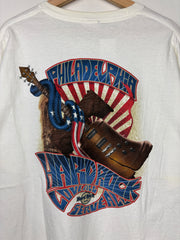 Vintage 90s Hard Rock Café Philadelphia White Tee