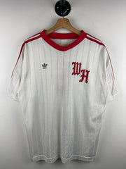 Vintage 90s Adidas White & Red Soccer Jersey