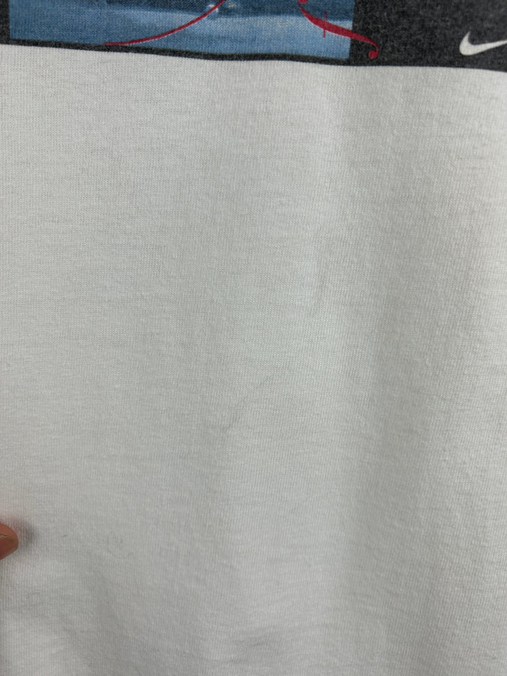 Vintage 90s Nike Golf Tiger Woods White Cut Off Tank Top