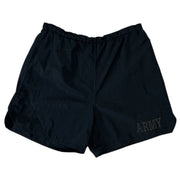 Vintage 90s US Army Black Nylon Shorts