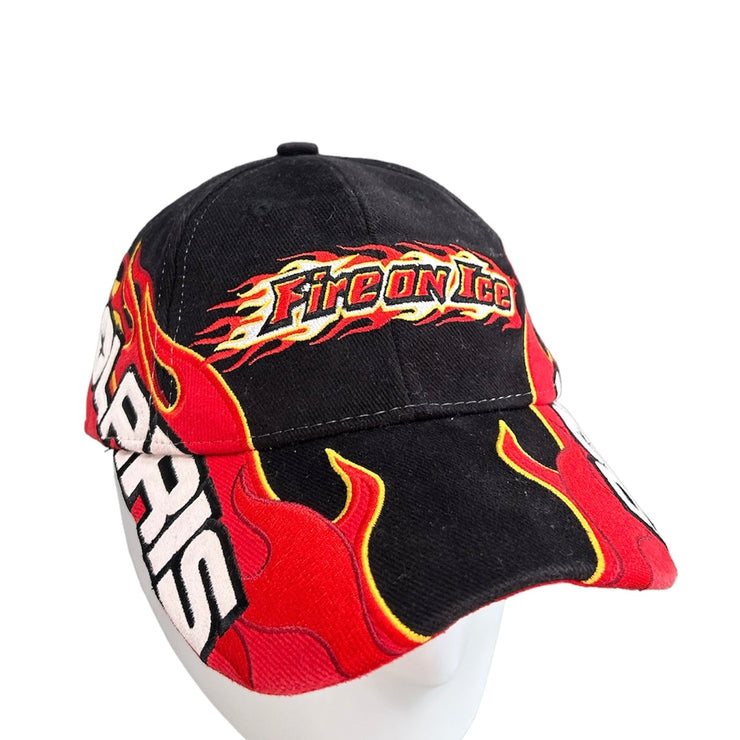 Vintage Polaris Fire On Ice Flame Hat