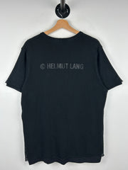 Helmut Lang Mesh Jersey Black Tee