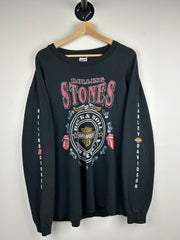 Vintage 90s Harley Davidson Rolling Stones Black Long Sleeve