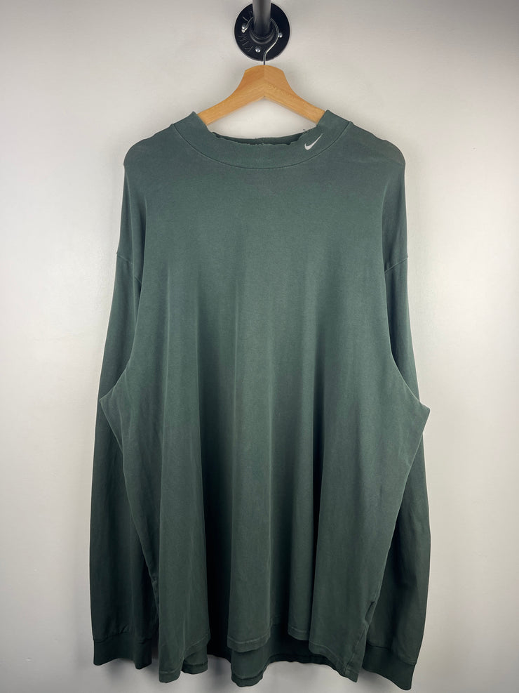 Vintage Nike Golf Green Mock Neck Long Sleeve