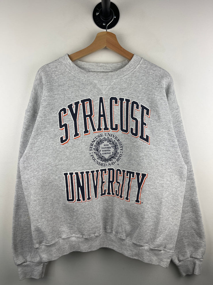Vintage 90s Syracuse University Grey Crewneck