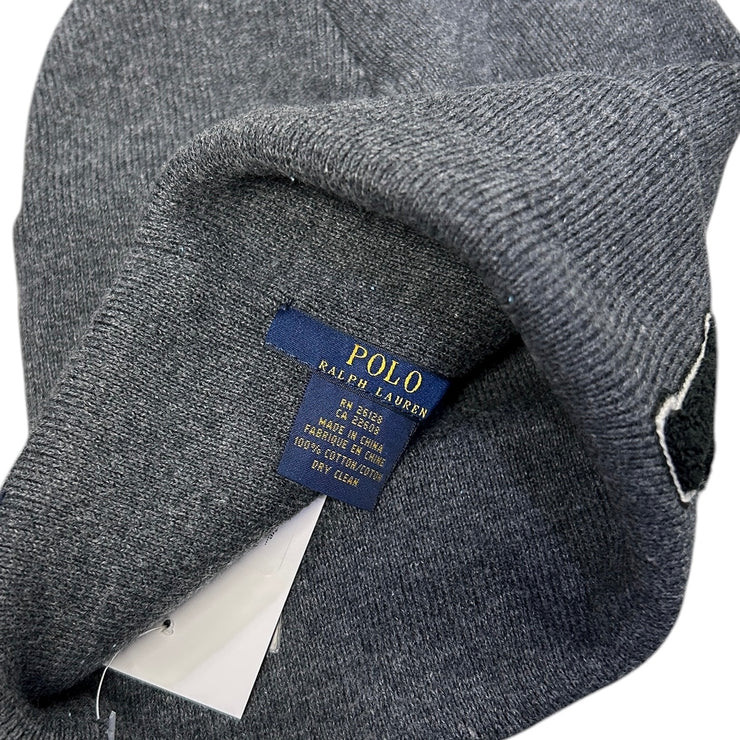 Vintage Polo Ralph Lauren Embroidered Grey Beanie