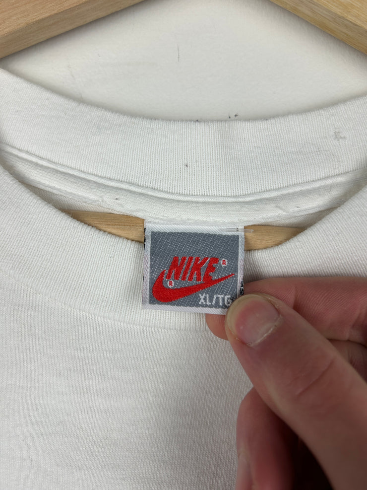 Vintage 90s Nike ACG Sporting Life Biking White Tee