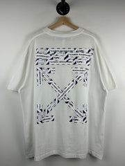 Off White Airport Tape White Tee