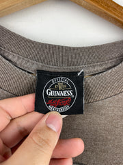 Vintage Guinness Beer Feelin Lucky Brown Tee