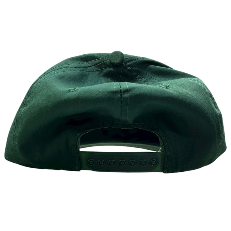 Vintage 90s Sleeman Beer Green Snapback Hat