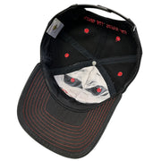 Vintage 90s Hard Rock Café Paris Black Snapback Hat