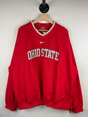 Vintage Nike Ohio State Red Pullover Windbreaker