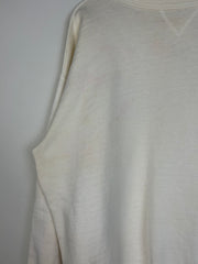 Vintage 50's Fruit Of The Loom Single V Biker White Crewneck