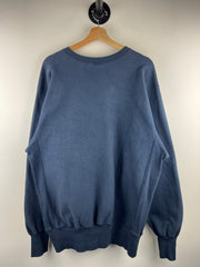 Vintage 90s Champion Reverse Weave Atlanta Olympics Embroidered Navy Crewneck