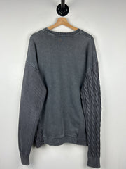 Kith FW19 Charcoal Combo Knit Crewneck