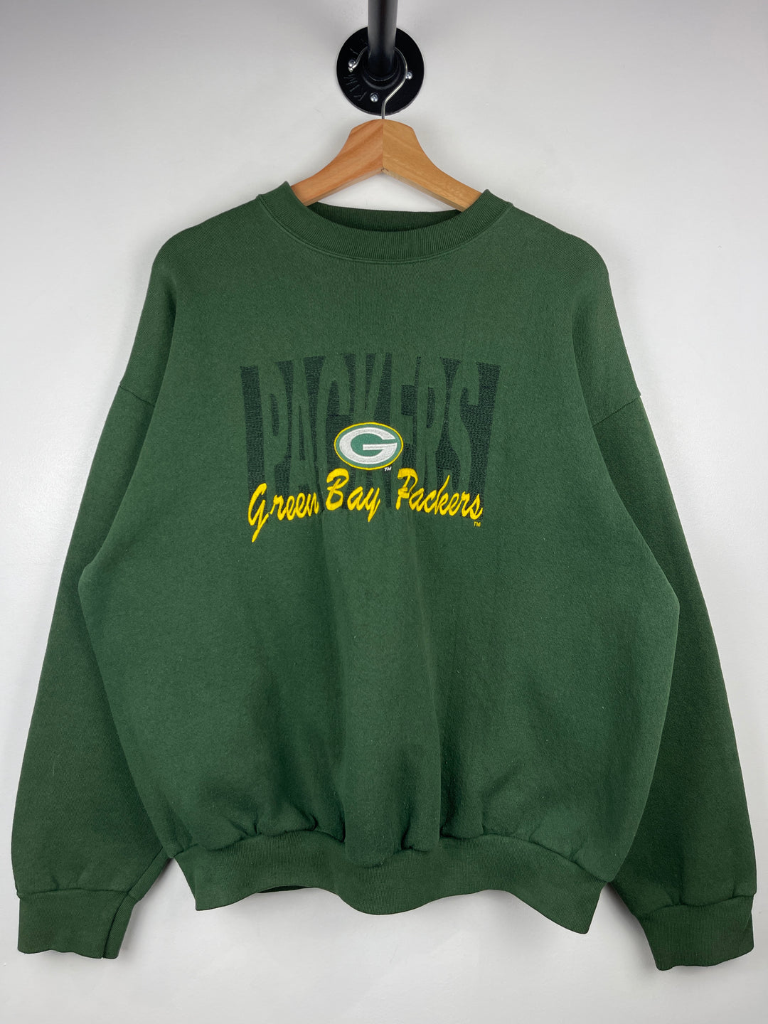 Vintage 90s NFL Logo 7 Green Bay Packers Embroidered Green