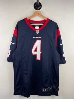 Vintage NFL Nike Houston Texans DeShaun Watson Navy Football Jersey
