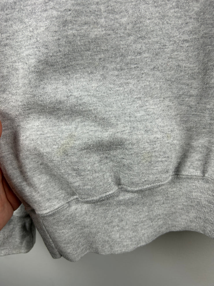 Vintage 90s Champion Iowa Embroidered Grey Crewneck