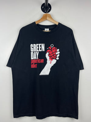 Vintage 2004 Green Day American Idiot Black Tee