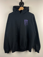 Vintage Y2K Fox Racing Monster Black Hoodie