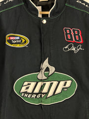 Vintage Nascar Dale Jr AMP Energy Black Racing Jacket