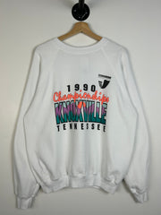 Vintage 1990 Converse Championships White Crewneck