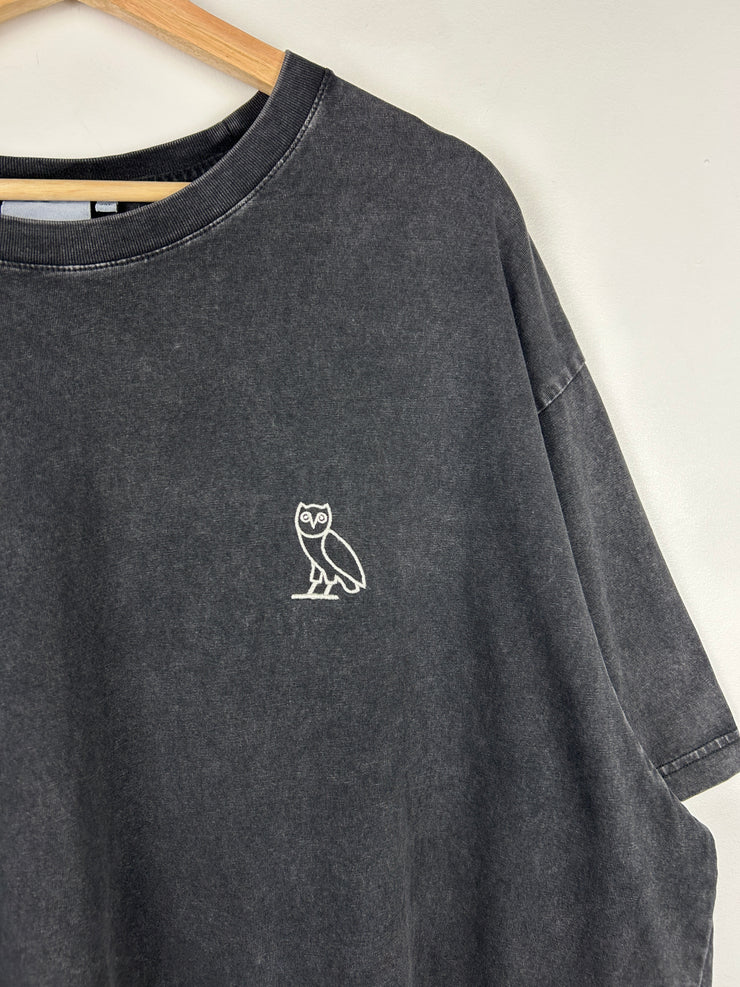 OVO Owl Washed Black Tee