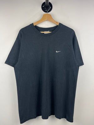 Vintage Nike Mini Swoosh Faded Black Tee