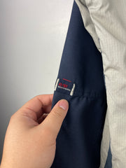 Vintage 90s Abercrombie & Fitch 92 Navy & Grey Fleece Lined Jacket