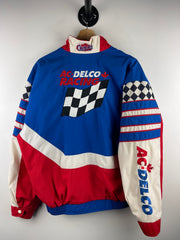Vintage 90s AC Delco Racing Blue & Red Jacket