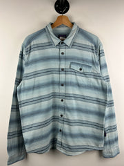Vintage Patagonia Striped Blue Button Up Long Sleeve Shirt