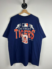 Vintage 90s MLB Detroit Tigers Navy Tee