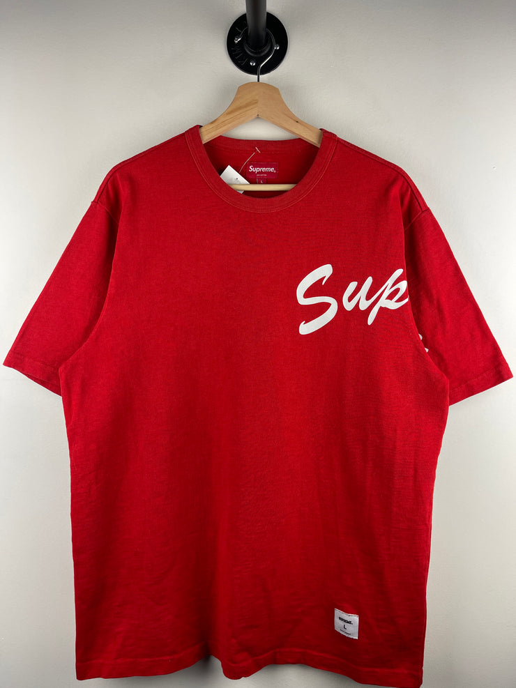 Supreme FW20 Shoulder Arc Red Tee