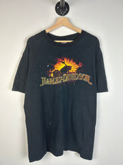 Vintage Y2K Harley Davidson Hawaii Black Tee