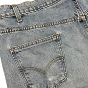 Vintage 90s Levis 560 Blue Denim Shorts