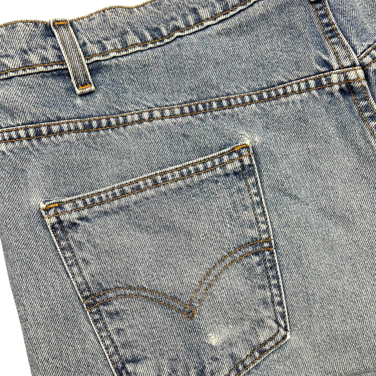 Vintage 90s Levis 560 Blue Denim Shorts