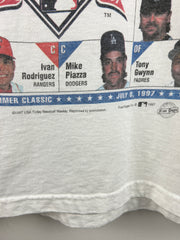 Vintage 90s MLB All Star Game Baseball Weekly White Tee