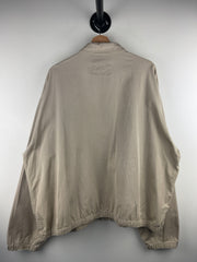 Vintage 90s Chaps Ralph Lauren Beige Cropped Harrington Jacket