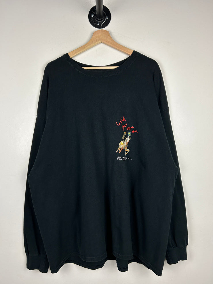 Travis Scott Astroworld Wish You Were Here Black Long Sleeve