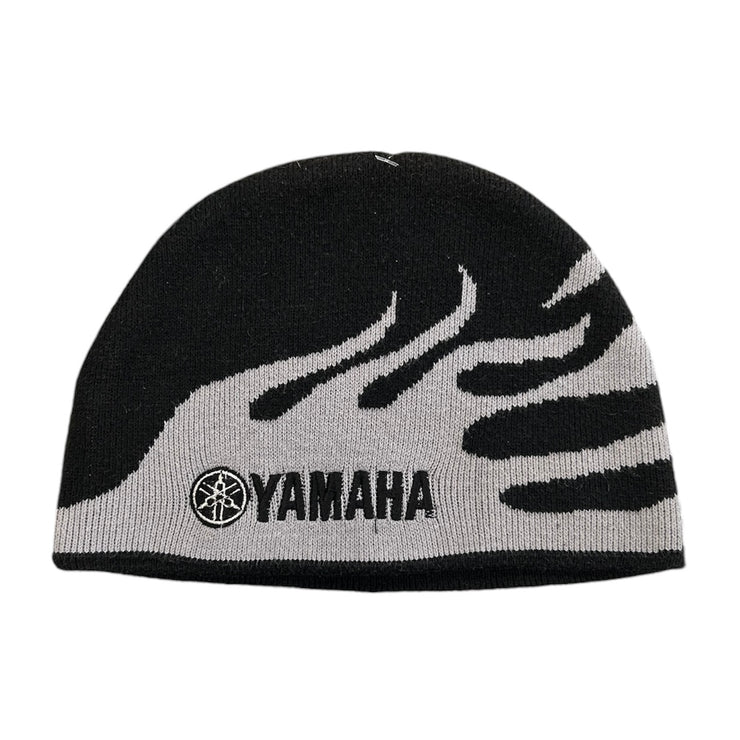 Vintage Y2K Yamaha Flames Black Beanie