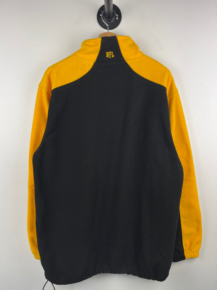 Vintage NFL Pittsburgh Steelers Quarter Zip Fleece Sweater