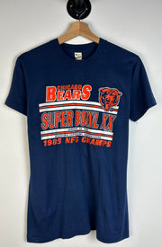 Vintage 1986 Chicago Bears Super Bowl Navy Tee