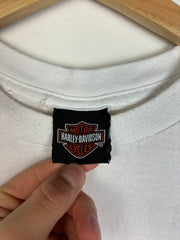 Vintage Harley Davidson North Carolina White Tee