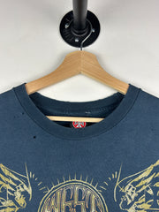 Vintage West Coast Choppers Navy Cut Off Tank Top
