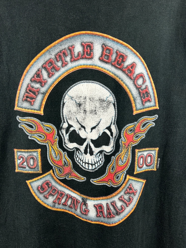 Vintage Spring Rally Myrtle Beach Black Tee